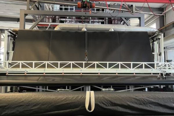 HDPE geomembrane liners in factory