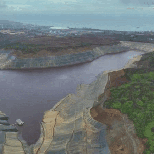 Valle - tipo Construcción de balsas de residuos