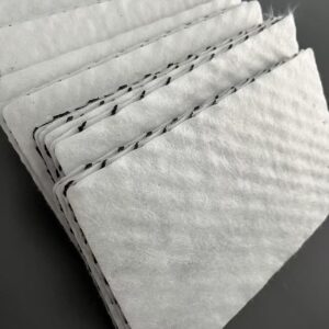 Estructura de georred de drenaje 3D unida con geotextiles no tejidos para capa de drenaje geocompuesta