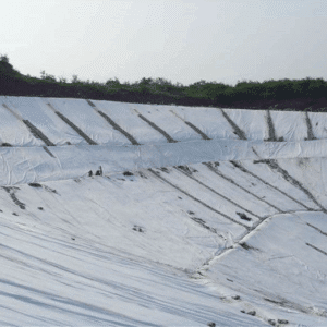 Geotextil no tejido para la construcción de filtrados de agua