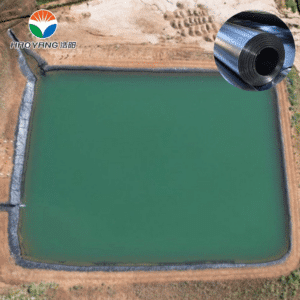 Büyük Sulama Kanalında 2.0mm HDPE Geomembran Kurulumu