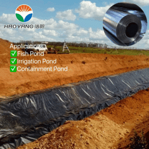 80mil HDPE Geomembrane Roll for Landfill and Pond Lining Applications