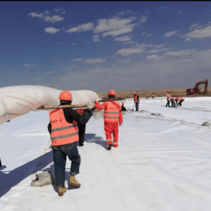 Eco-Friendly proveedor de materiales de poliéster geotextil no tejido geotextil de tela para el recubrimiento de carreteras