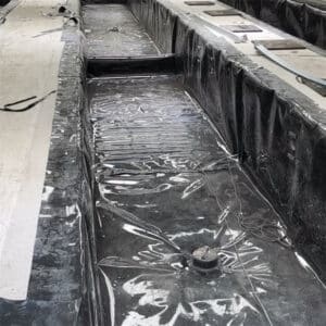 water reservoir geomembrane liner