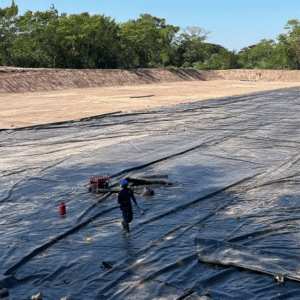 Chemical Resistance Geomembrane Liner for Ash Storage Pond Black HDPE Geomembrane Covers Power Plant Coal Ash
