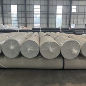 Application of 400g geotextile in riverbank protection