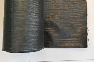 Flat yarn woven geotextiles